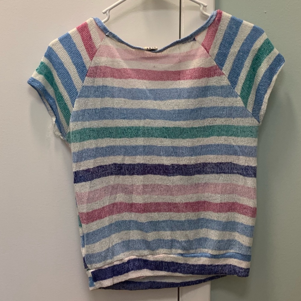 Knitted Roxy Crop Tee - Picture 4 of 4